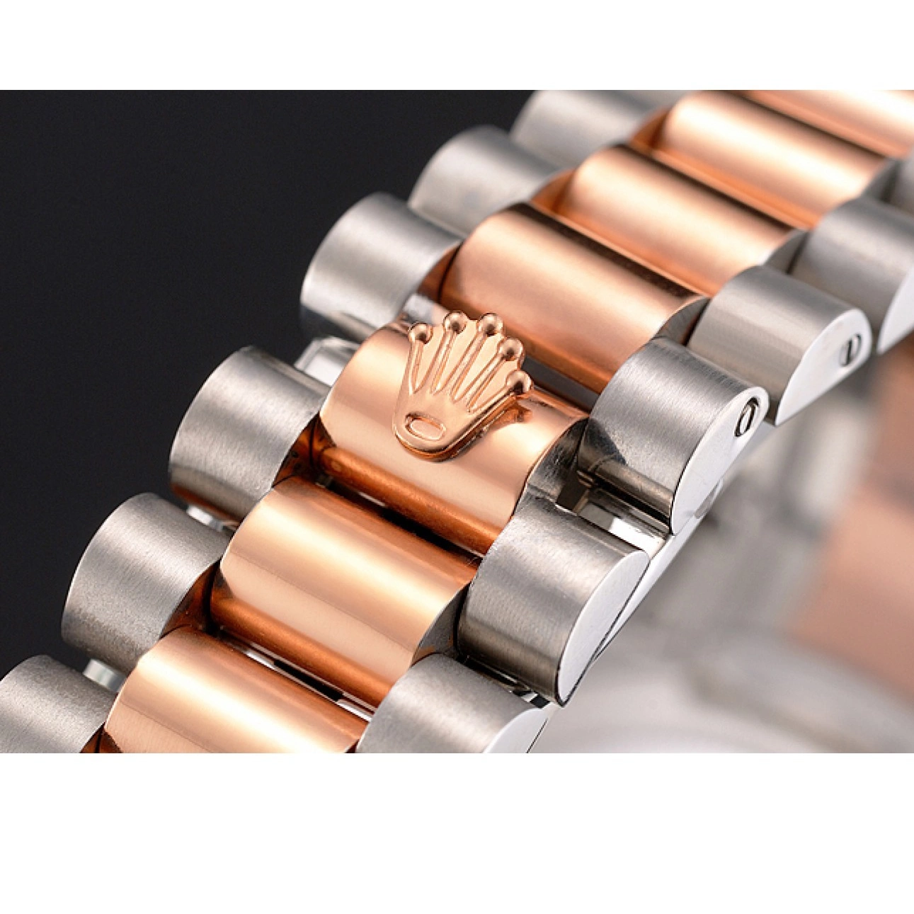 Best AAA Replica Sites Case Datejust Steel Gold Rose White Two Swiss Tone Bezel Dial Bracelet Rolex Stainless 0630